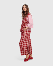 Load image into Gallery viewer, Alembika Check Top ST717C - Red Pink