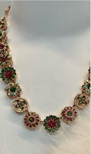 Load image into Gallery viewer, Mariana Rose Garden Necklace -Pink/Green