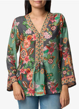 Load image into Gallery viewer, Johnny Was Botina Blouse - Clarkwood Teal