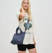 Load image into Gallery viewer, Sol & Selene Bag - Sky's The Limit Small -  Denim