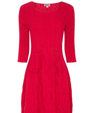 Load image into Gallery viewer, Alquema 3/4 Sleeve Smash Pocket Dress AD544RAS - Raspberry