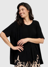 Load image into Gallery viewer, Alembika Essential Trapeze Pullover Tee ST738B - Black