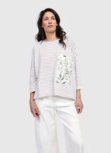 Load image into Gallery viewer, Alembika Sailboat Boxy Tee RT244S - Stripes