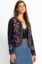 Load image into Gallery viewer, Johnny Was - Gloria Linen Bolero Jacket - Black - J43625-6