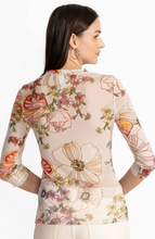 Load image into Gallery viewer, Johnny Was - Kaia Mesh Tee - Rosabelia - L19725-6