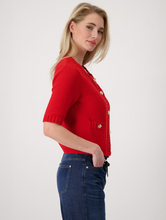 Load image into Gallery viewer, Monari - R/N Jacket Cardigan Buttons - Red - 410021MNR