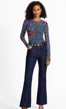 Load image into Gallery viewer, Johnny Was Natalie Long Sleeve Mesh Tee L16025-8 - Ottalie