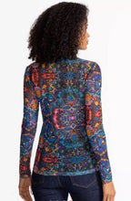 Load image into Gallery viewer, Johnny Was Natalie Long Sleeve Mesh Tee L16025-8 - Ottalie
