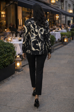 Load image into Gallery viewer, Fiori Starry Night Shirt 83834 - Black Beige