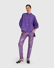 Load image into Gallery viewer, Alembika Essential Taffeta Puff Shirt ET326A - Amethyst