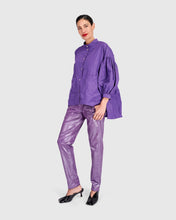 Load image into Gallery viewer, Alembika Essential Taffeta Puff Shirt ET326A - Amethyst