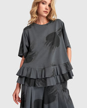 Load image into Gallery viewer, Alembika Fleeting Ruffle Tee UT131F - Fogflower