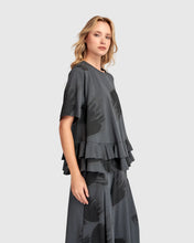 Load image into Gallery viewer, Alembika Fleeting Ruffle Tee UT131F - Fogflower