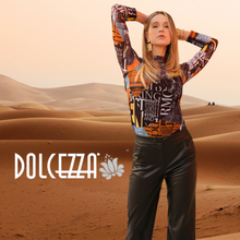Load image into Gallery viewer, Dolcezza Mesh Pullover 74664 - Print