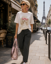 Load image into Gallery viewer, Monari Dog and Spaghetti Tee 410167 - Off White