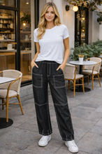 Load image into Gallery viewer, Lauren Verona Weekend Jean 130VWJBL - Black