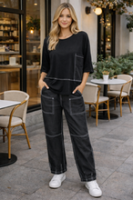 Load image into Gallery viewer, Lauren Verona Weekend Jean 130VWJBL - Black