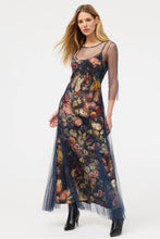 Load image into Gallery viewer, Johnny Was Silver Foil Mesh Dress C36325 -O - Teyros Scarf