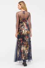 Load image into Gallery viewer, Johnny Was Silver Foil Mesh Dress C36325 -O - Teyros Scarf