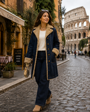 Load image into Gallery viewer, Liverpool Jeans Sherpa Denim Jacket LM1C05FH5 - Denim
