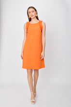 Load image into Gallery viewer, Joseph Ribkoff Ruffle Detail Shift - Mandarin