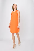 Load image into Gallery viewer, Joseph Ribkoff Ruffle Detail Shift - Mandarin