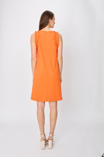 Load image into Gallery viewer, Joseph Ribkoff Ruffle Detail Shift - Mandarin