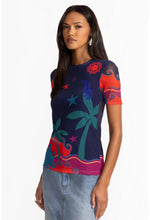 Load image into Gallery viewer, Johnny Was Eleanor Mesh Tee L17025-4 - Palomas Island