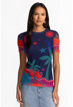 Load image into Gallery viewer, Johnny Was Eleanor Mesh Tee L17025-4 - Palomas Island