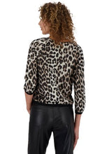 Load image into Gallery viewer, Monari Leo All Over Sweater 809066 - Black Animal Print