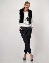 Load image into Gallery viewer, Monari Let's Celebrate Waistcoat 808268 - Black