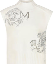 Load image into Gallery viewer, Monari Stand Up Neck Knitwear 807854 - Off White