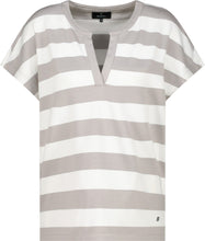 Load image into Gallery viewer, Monari Stripe Tee 409879 - Bamboo/White