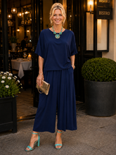 Load image into Gallery viewer, Lauren New Jersey Slouch Top 10AN - Navy