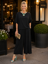 Load image into Gallery viewer, Lauren New Jersey Wide Pant 9ABLK - Black