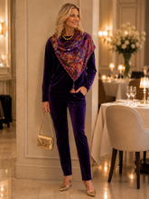 Load image into Gallery viewer, Lauren Luca Lounge Pant 130LLPP -Amethyst
