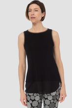 Load image into Gallery viewer, Joseph Ribkoff Layer Hem Cami 183126NOS - Black