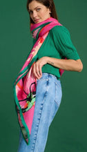 Load image into Gallery viewer, POM Lily Fucshia Pink Shawl