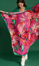 Load image into Gallery viewer, POM Lily Fucshia Pink Shawl
