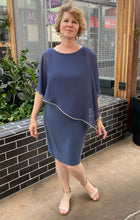 Load image into Gallery viewer, Joseph Ribkoff Asymmetrical Dress 223762 - Mineral