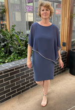 Load image into Gallery viewer, Joseph Ribkoff Asymmetrical Dress 223762 - Mineral