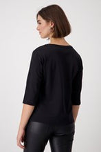 Load image into Gallery viewer, Monari Round Neck Top 808096 - Black
