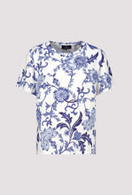 Load image into Gallery viewer, Monari All Over Floral Tee 410666 - Marine
