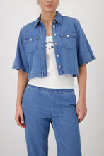 Load image into Gallery viewer, Monari Basic Jeans Jacket 410669 - Light Denim
