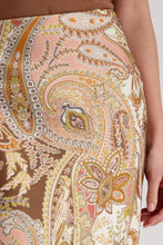 Load image into Gallery viewer, Monari All Over Paisley Skirt 410568 - Mocca
