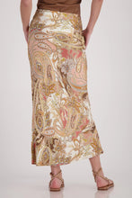 Load image into Gallery viewer, Monari All Over Paisley Skirt 410568 - Mocca
