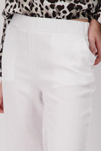 Load image into Gallery viewer, Monari Sarah Basic Linen Pant 410673 - Off White
