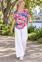 Load image into Gallery viewer, Renoma Milano Burnout Top 31251 - Multi No 1
