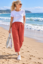 Load image into Gallery viewer, Renoma Lux Lucy Pant 633 - Rust
