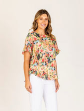 Load image into Gallery viewer, Renoma Freida Frill Top 1146.29 - Multi
